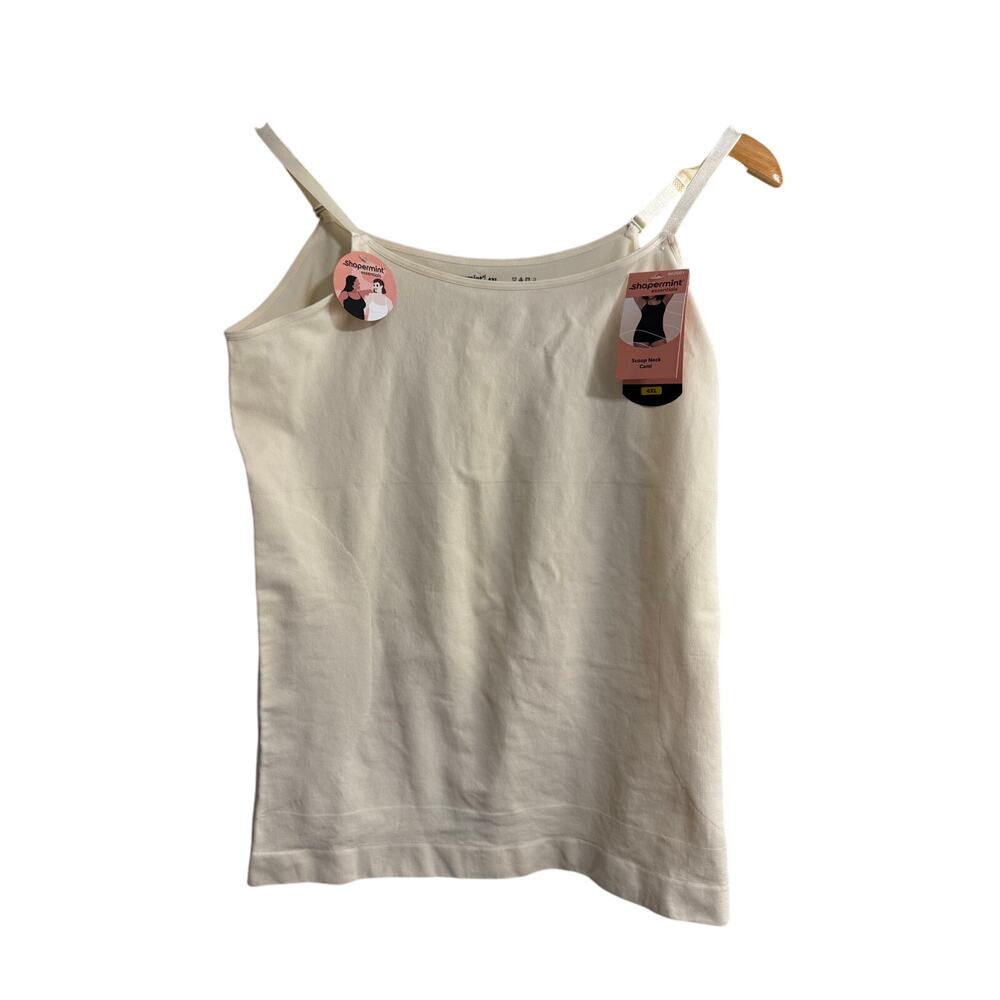 Shapermint Scoop Neck Cami Ivory Size 4XL